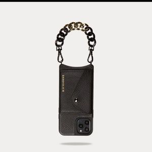 Bandolier iPhone 11 Pro Max Real Leather phone case and wristlet